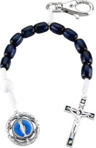 Miraculous Medal Clip Rosary