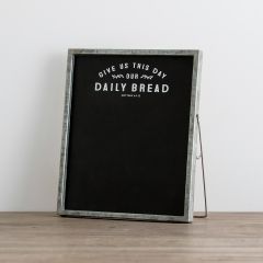 "Our Daily Bread" Memo Chalkboard side view