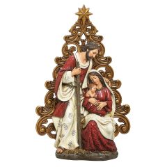 Holy Family Figure with Filigree Tree