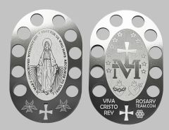 Miraculous Medal One Decade Card Rosary