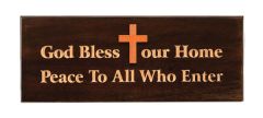 God Bless Our Home Plaque