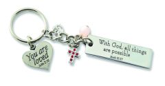 With God All Things Key Chain